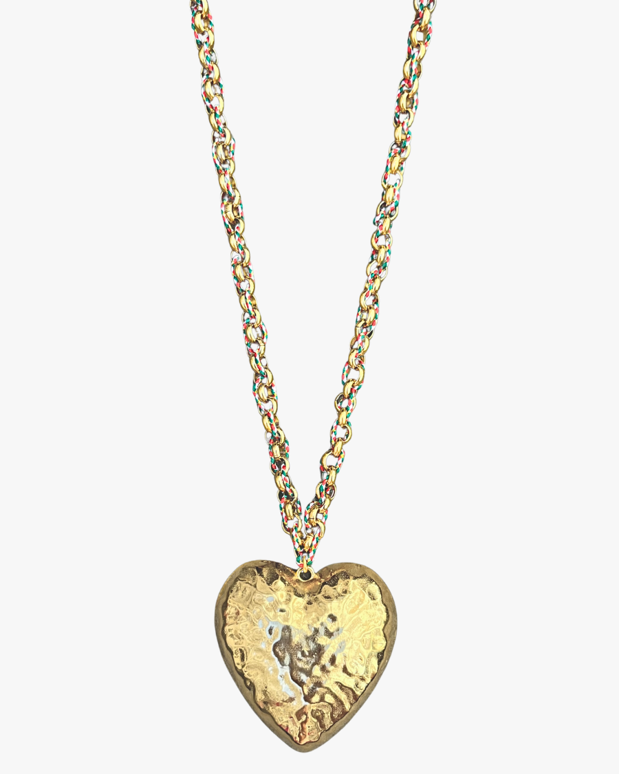 Heart long necklace