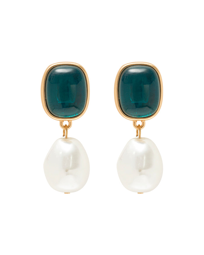 Boucles d'oreilles à clip perles Daphné