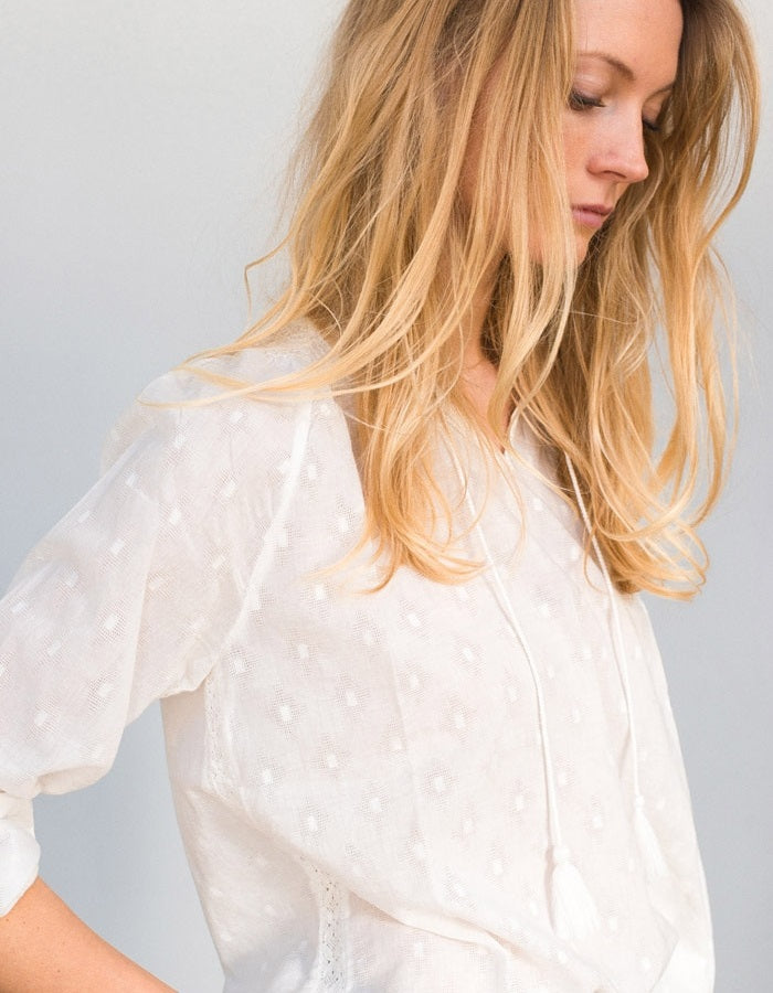 Blouse écrue HYSOPE