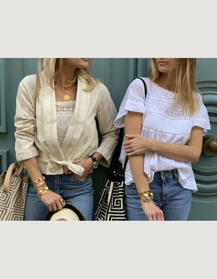 Veste beige écrue ISHAI (taille S)