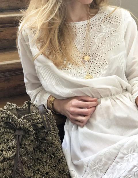 Robe blanche VICTOIRE taille S Dear Charlotte