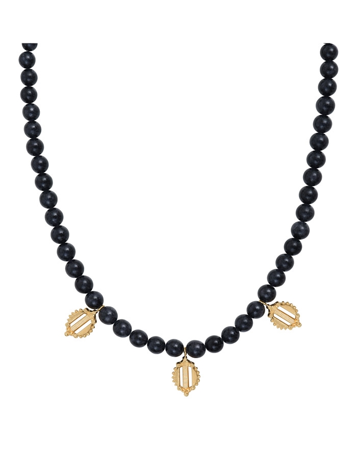 Collier pampilles onyx DONATELLO