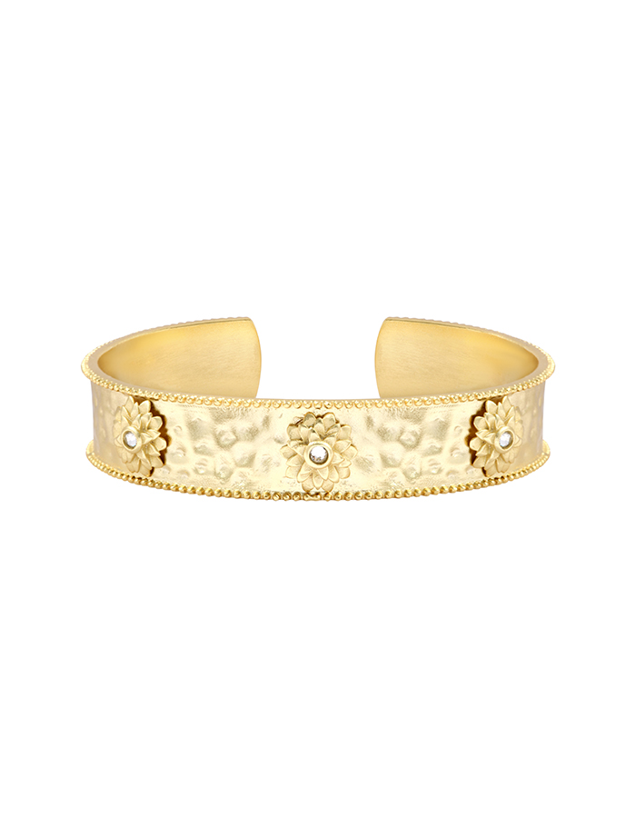 Jonc martelé et strass Séquoia