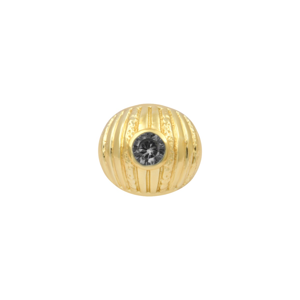 Bague petit doigt boule striée labradorite Tamaris