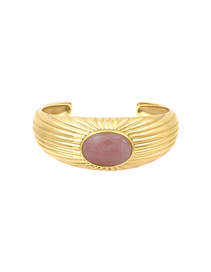 Jonc strié quartz rose